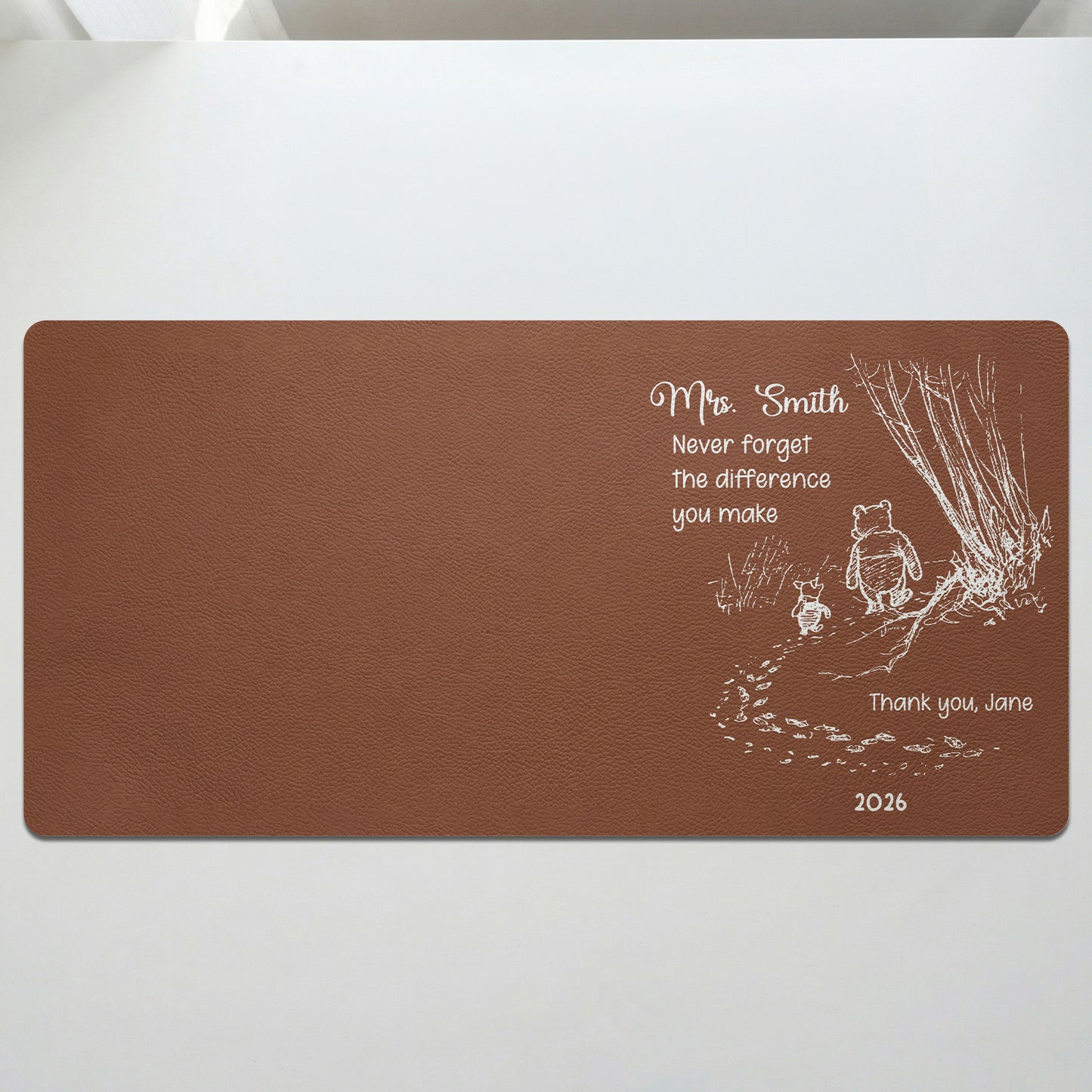 Never-Forget-The-Difference-You-Make-Teacher-Appreciation,-Back-To-School-Teacher-Gift-Personalized-Desk-Mat-2