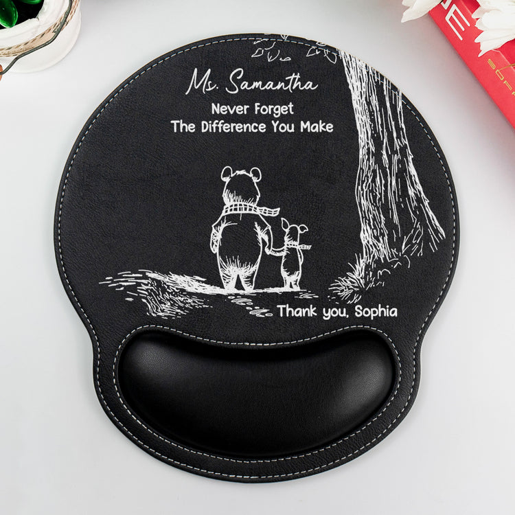Never-Forget-The-Difference-You-Make-Thank-You-Gift-For-Coworker,-Teacher,-Retirement-Gifts-Personalized-Mouse-Pad-5