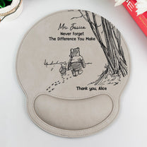 Never-Forget-The-Difference-You-Make-Thank-You-Gift-For-Coworker,-Teacher,-Retirement-Gifts-Personalized-Mouse-Pad-6