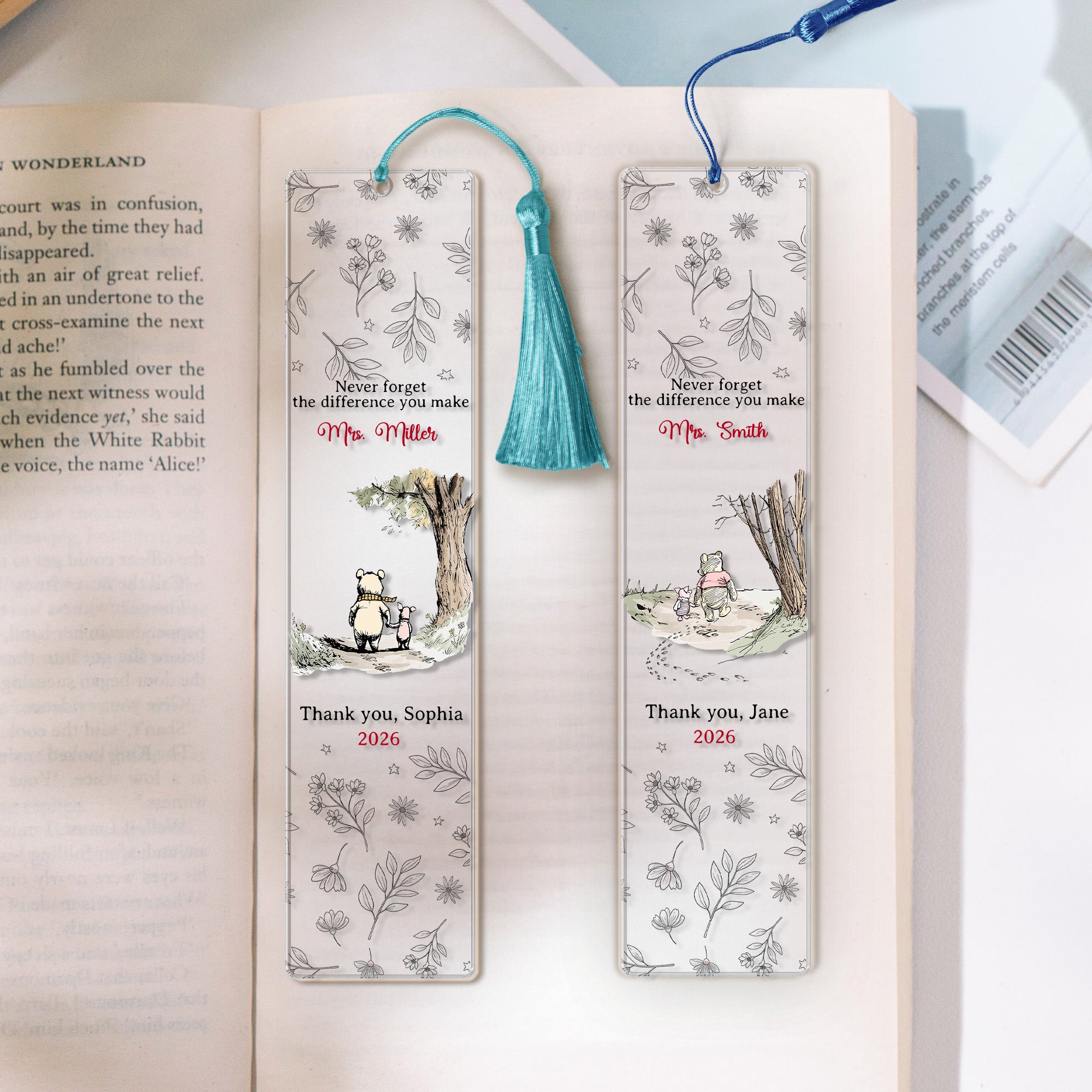 Never-Forget-The-Difference-You-Make-Thank-You-Gift-Teacher-Friends-Custom-Bookmark-2