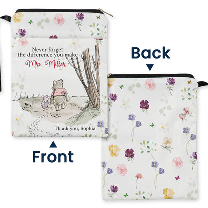 Never-Forget-The-Difference-You-Make-Thanks-Teacher-Gift-Personalized-Book-Sleeve-3