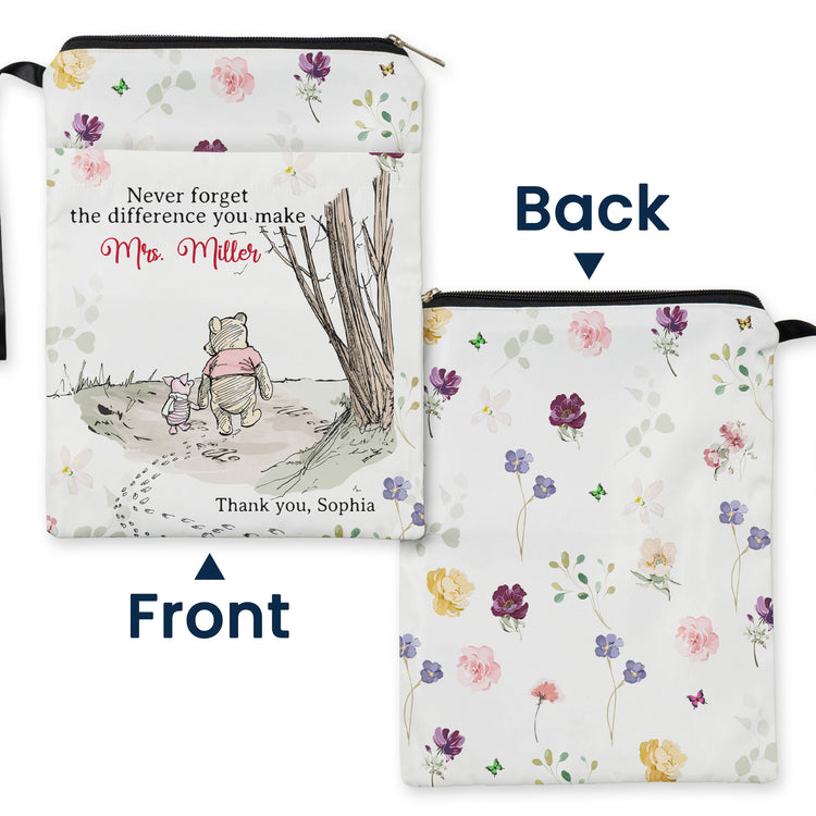 Never-Forget-The-Difference-You-Make-Thanks-Teacher-Gift-Personalized-Book-Sleeve-3