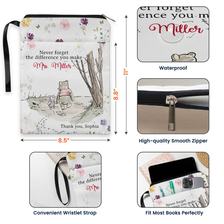 Never-Forget-The-Difference-You-Make-Thanks-Teacher-Gift-Personalized-Book-Sleeve-5