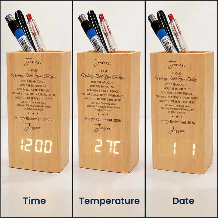 Never-Underestimate-The-Difference-You’Ve-Made-Retirement-Thank-You-Gift-Personalized-Pen-Holder-With-Clock-4