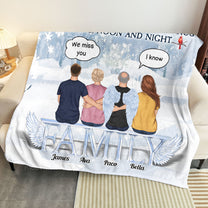 New Christmas Blanket A Hug From Heaven - Personalized Blanket