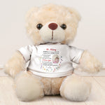 New Mom First Mother's Day First Time Mom Gift - Teddy Bear With Personalized Photo Shirt