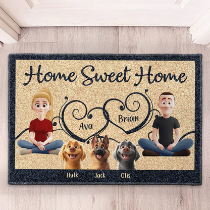 New Style Home Decor Dog Lovers Cat Lovers - Personalized Doormat
