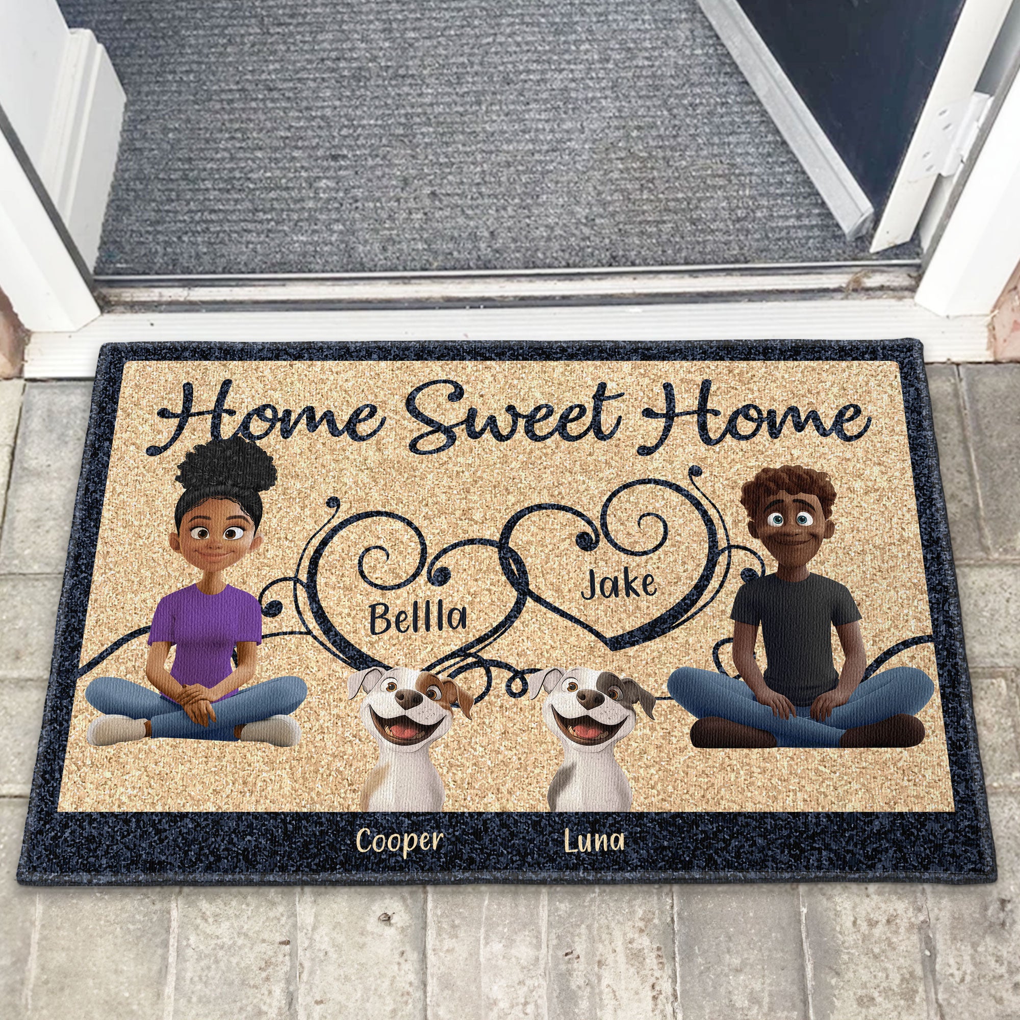 New Style Home Decor Dog Lovers Cat Lovers - Personalized Doormat