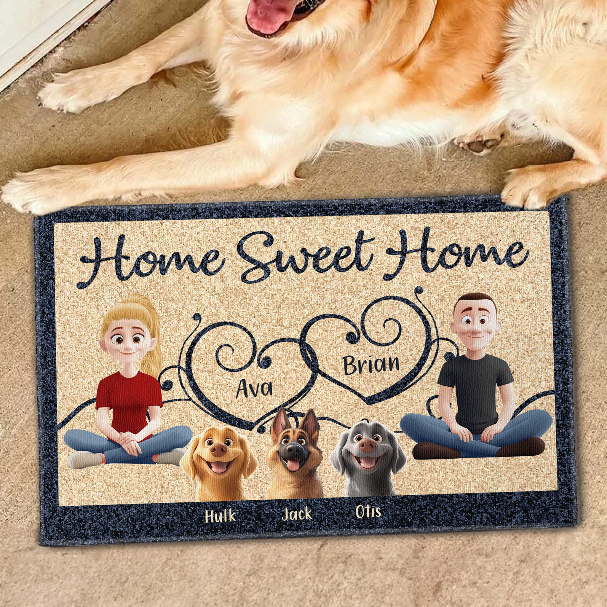 New Style Home Decor Dog Lovers Cat Lovers - Personalized Doormat
