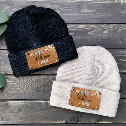 New To The Crew - Personalized Beanie