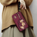 New Version Best Mom Ever - Personalized Leather Long Wallet