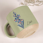 New Version Denim Birth Flower Gifts For Her, BFF, Sisters - Personalized Mug