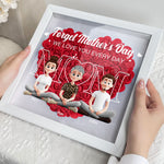 New Version Forget Mother's Day We Love You Every Day - Personalized Flower Shadow Box