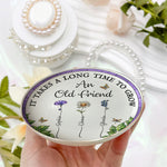 New Version If Friends Were Flowers I Would Pick You - Personalized Jewelry Dish