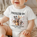 New Version Protected By Baby Gift Newborn Gift - Personalized Baby Onesie