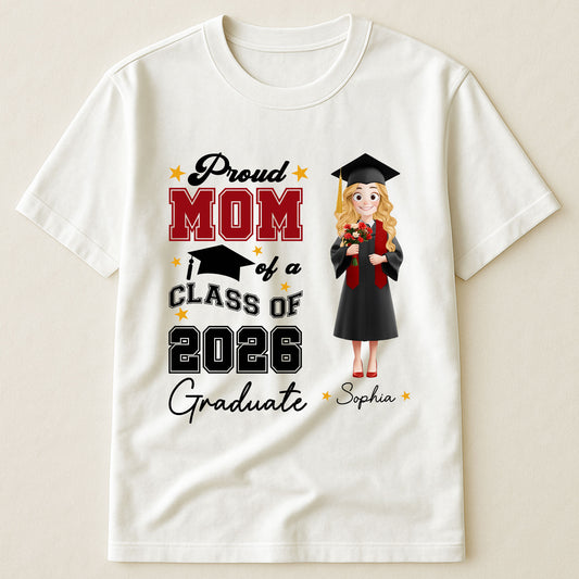 New Version Proud Family Of A Graduate - Personalized Shirt