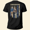 New Version Unbreakable Bond - Father &amp; Son - Personalized Back Printed Shirt