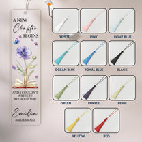 New-Chapter-Begins-Custom-Birth-Flower-&-Name-Wedding-Gift-For-Bridesmaid-Personalized-Bookmark-4