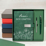 New-Chapter,-Next-Chapter-Custom-Birth-Flower-&-Name-Birthday-Gift,-Retirement-Gifts-For-Her-Personalized-Notebook-Set-6
