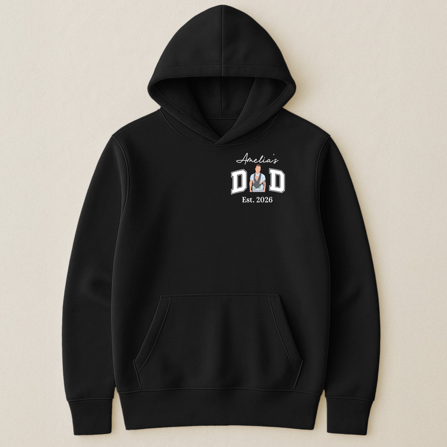 New-Dad,-Mom,-1st-Parents-Custom-Name-&-Photo-Faceless-Art-Personalized-Shirt-7