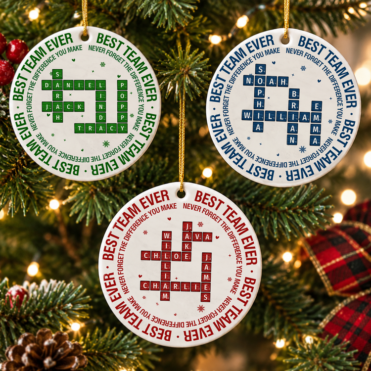 New-Version-Best-Team-Ever-Never-Forget-the-Difference-You-Make-Personalized-Ornament1