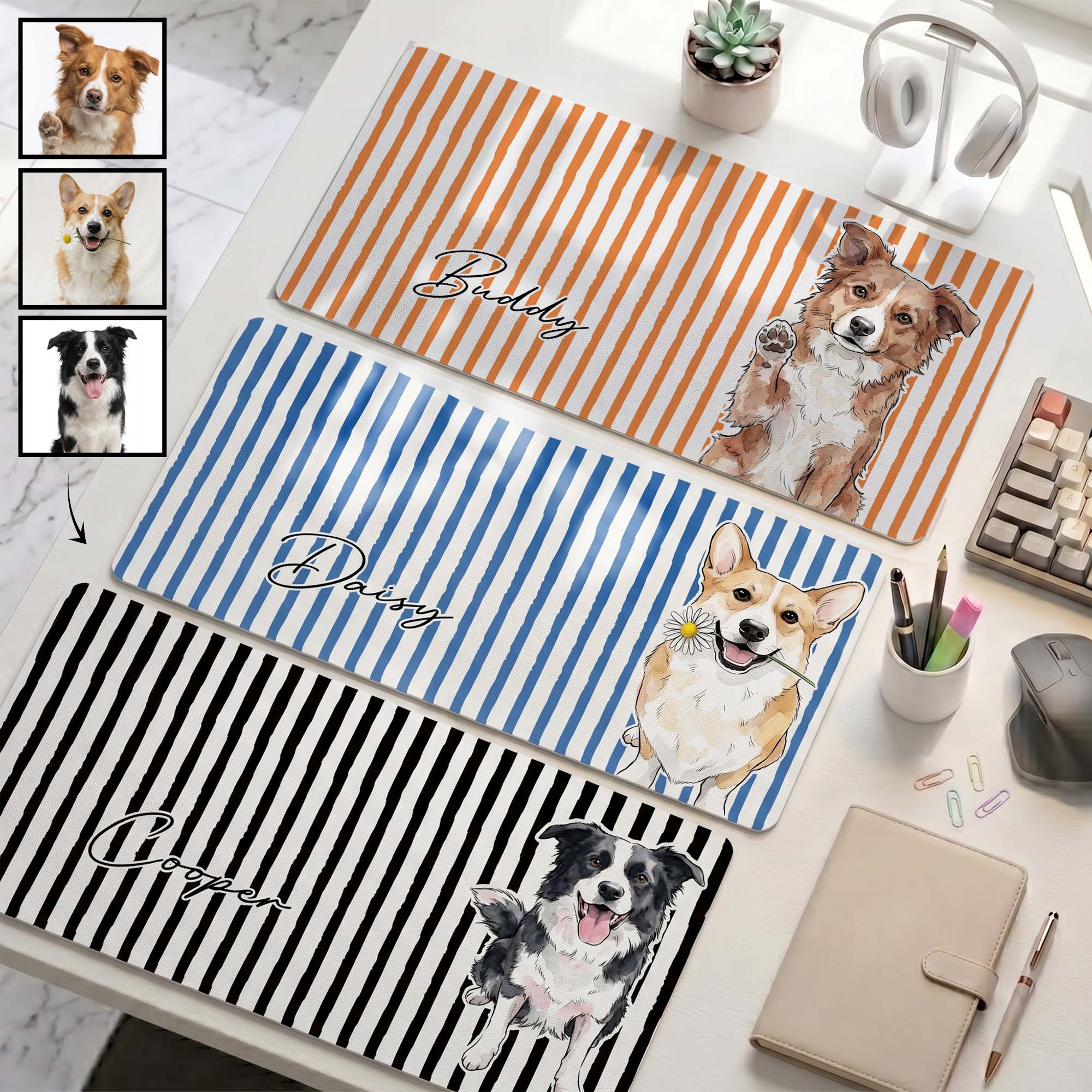 New-Version-Custom-Pet-Portrait-Watecolor-Striped-Pattern-Personalized-Desk-Mat-1