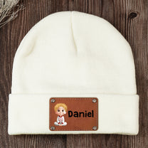 Newborn Baby Beanie Hat With Name Unisex, Baby Boy, Baby Girl - Personalized Beanie