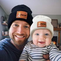 Newborn Baby Beanie Hat With Name Unisex, Baby Boy, Baby Girl - Personalized Beanie