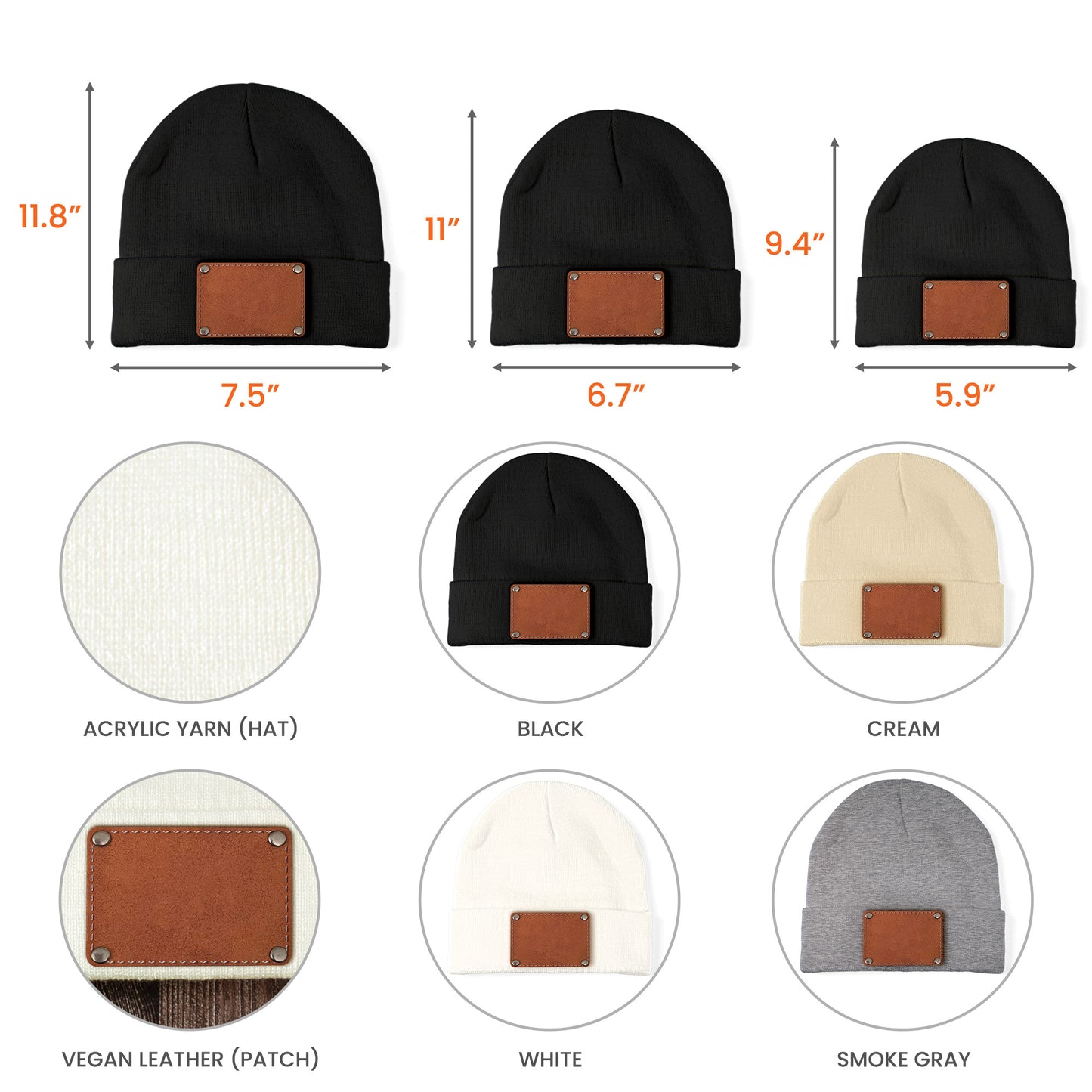 Newborn Baby Beanie Hat With Name Unisex, Baby Boy, Baby Girl - Personalized Beanie