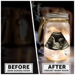 Next Mother's Day I'll Be Snuggled In Your Arms - Personalized Mason Jar Light
