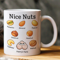 Nice Nuts Exchange Gift For Husband, Bf - Personalized Mug