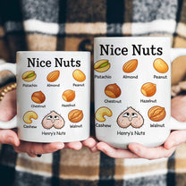 Nice Nuts Exchange Gift For Husband, Bf - Personalized Mug
