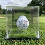 Nice Shot Daddy Happy First Father's Day Golfers - Personalized Golf Ball