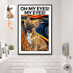 Nice-Butt-Custom-Pet-Photo-Funny-Scream-Art-Personalized-Poster-2