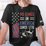 No Kings In America 4Th Of July - Personalized Shirt
