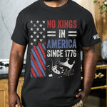 No Kings In America 4Th Of July - Personalized Shirt