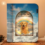No Longer By My Side - Personalized 3D Wooden Puzzle Photo Night Light