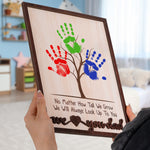 No Matter How Tall We Grow - Personalized Wooden Plaque