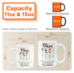 No Matter What Life Throws At You Custom Birth Flowers - Personalized Mug