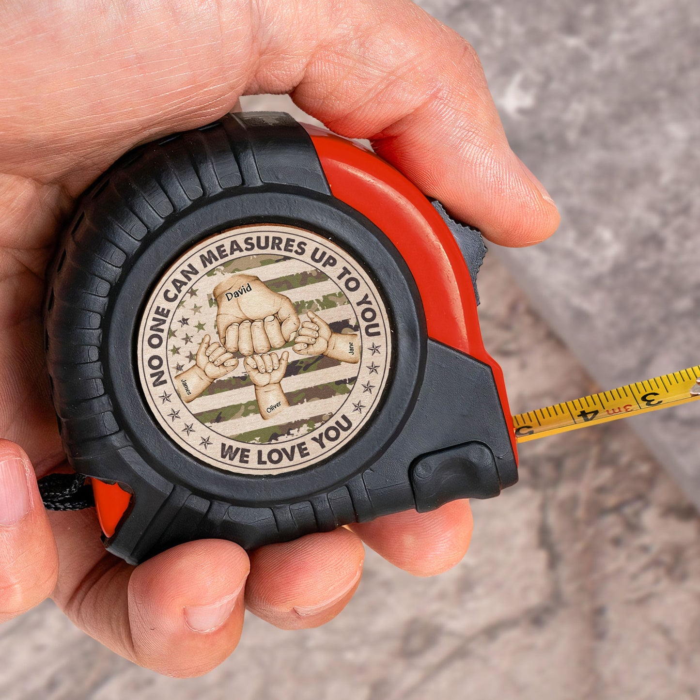 No One Can Measures Up To You - Personalized Tape Measure