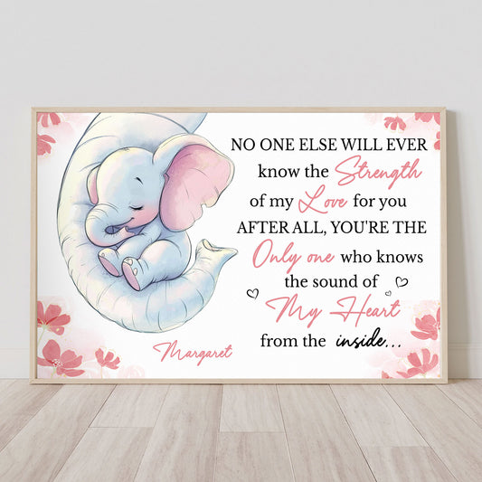No One Else Will Ever Know The Strength Of My Love For You - Personalized Poster