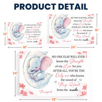 No One Else Will Ever Know The Strength Of My Love For You - Personalized Poster