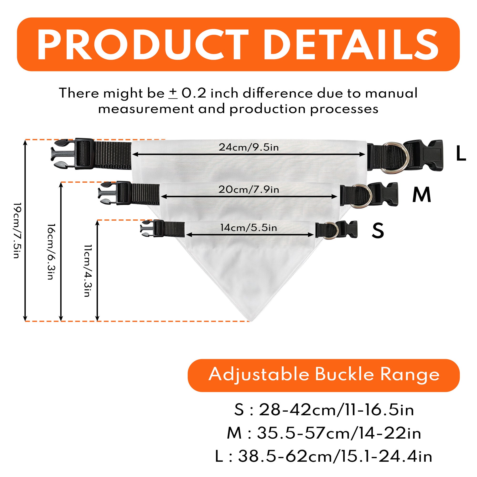 No Tricks, Just Treats - Personalized Bandana Collar