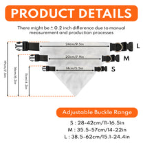 No Tricks, Just Treats - Personalized Bandana Collar