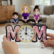 No-Matter-How-Much-Time-Goes-By-We-Will-Always-Be-Your-Little-Girls,-Boys-Personalized-Acrylic-Desk-Clock-3
