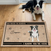 No-Need-To-Knock-Custom-Pet-Portrait-Watercolor-Personalized-Doormat-1