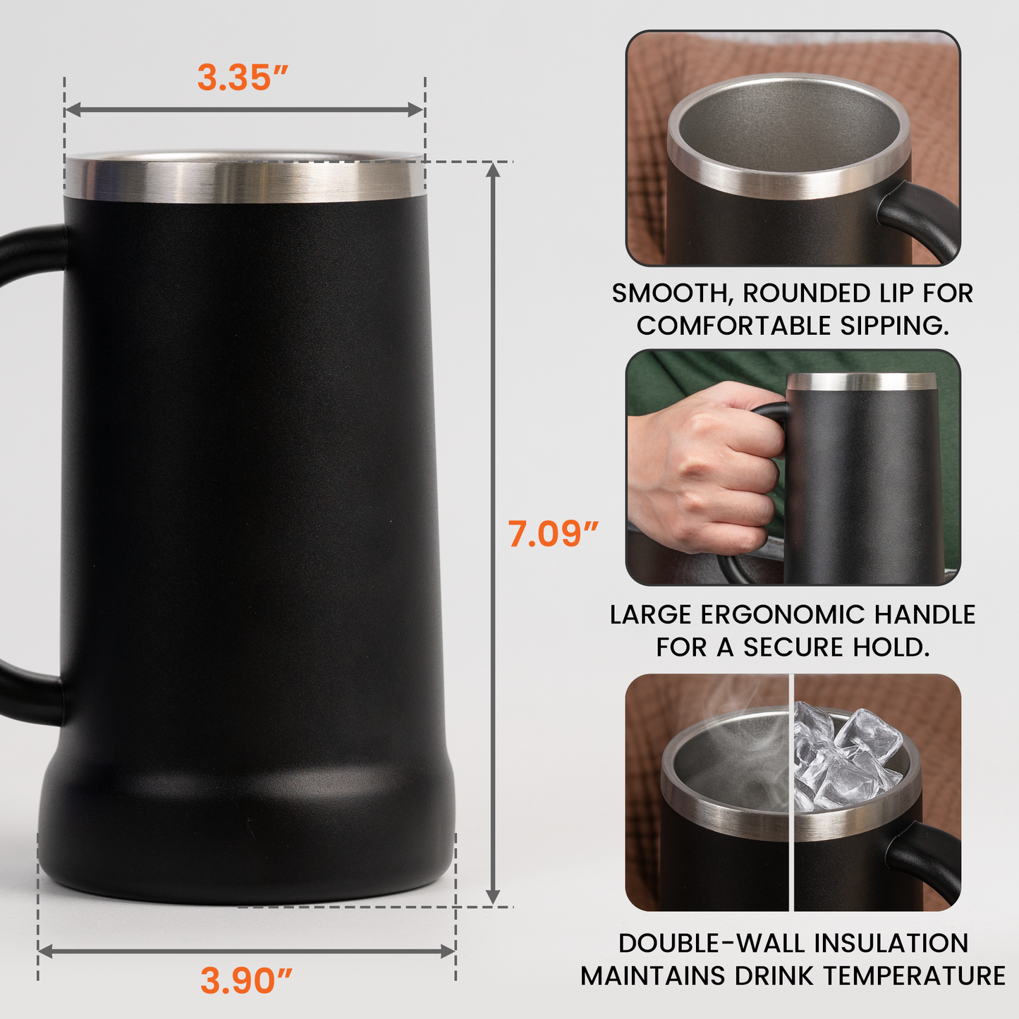 Norse Mythology Viking Runes - Personalized Beer Stein