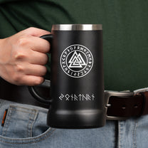 Norse Mythology Viking Runes - Personalized Beer Stein