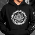 Norse Mythology, Name In Viking Runes - Personalized Hoodie