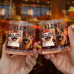 Not Drinking Alone When Your Dog Is With You - Personalized Whiskey Glass